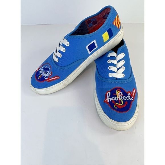 Tory Burch Shoes - Tory Burch Sport Sneakers Womens 9.5 Canvas Laceup Casual